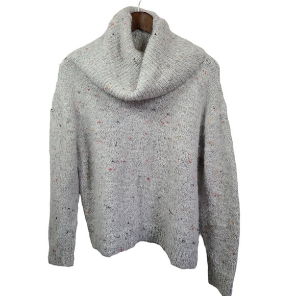 Lou & Grey Sweaters - Lou & Grey Confetti Cowl Neck Knit Sweater Small